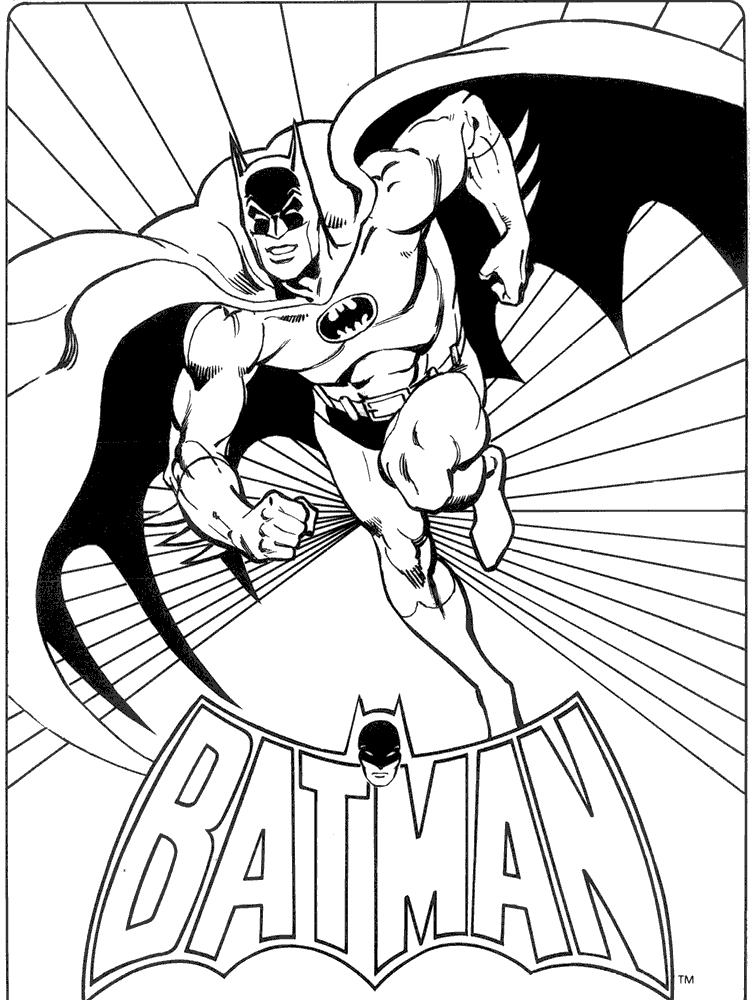 Batman Coloring Page